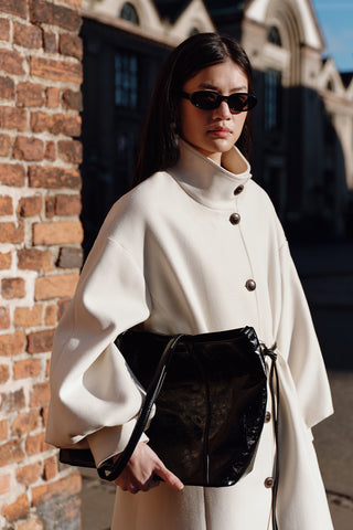 Gaia Oversized Coat Ecru