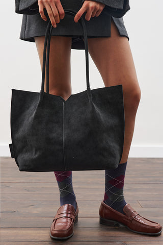Suede Momo Bag Black