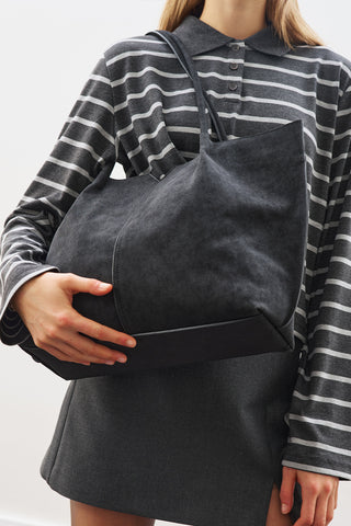 Suede Momo Bag Black