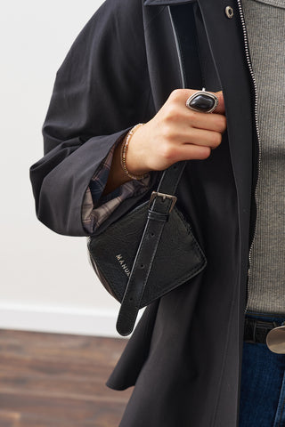 Nour Leather Bag Black