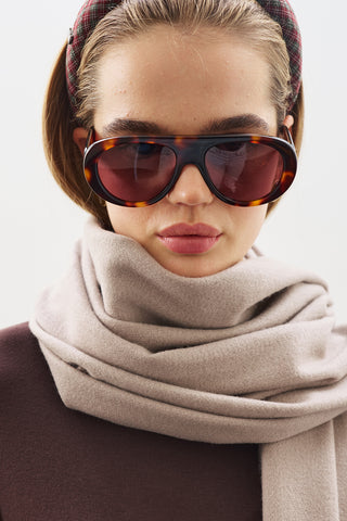 Cashmere Feel Scarf Beige