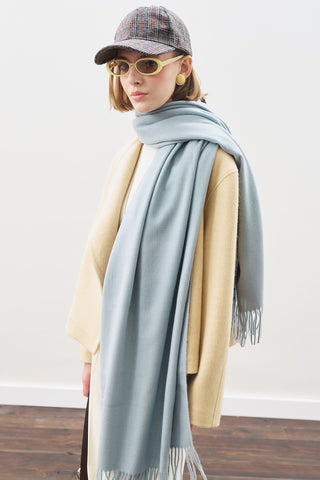 Cashmere Feel Scarf Blue