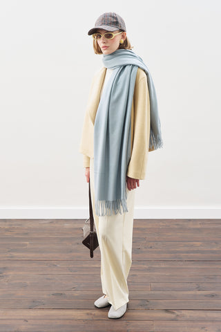 Cashmere Feel Scarf Blue