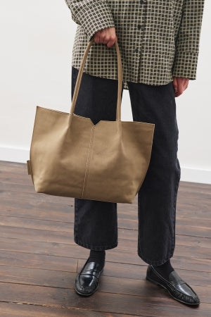 Suede Momo Bag Beige