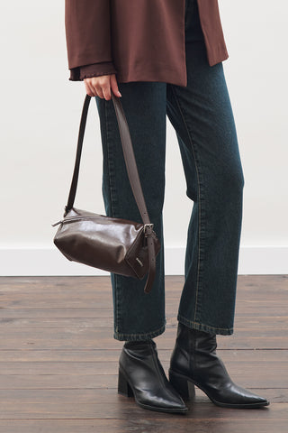 Nour Leather Bag Brown