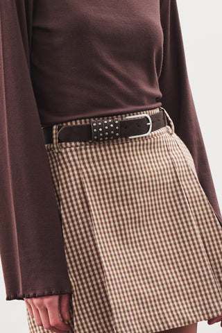 Studded Belt Brown