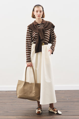 Ruffled Premium Skirt Soft Yellow