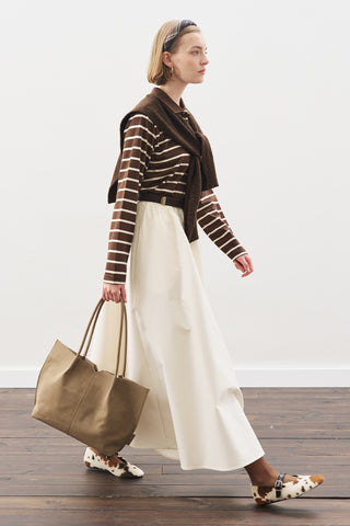 Ruffled Premium Skirt Soft Yellow