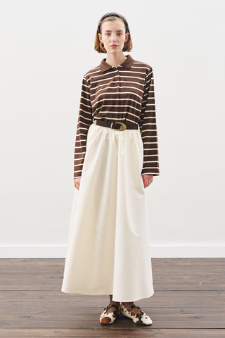 Ruffled Premium Skirt Soft Yellow