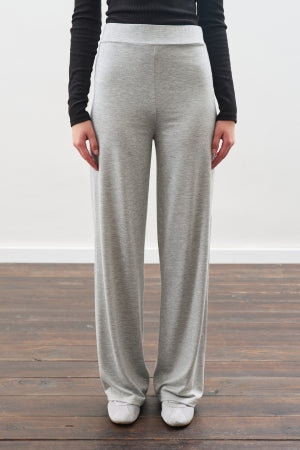 Knotted Trouser Set Grey Melange