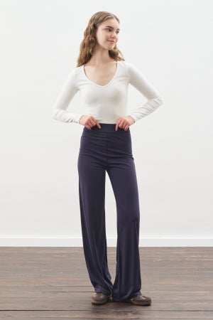 Knotted Trouser Set Navy Blue
