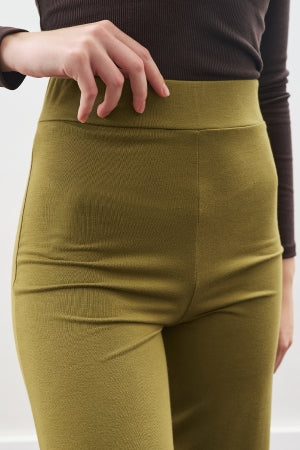 Knotted Trouser Set Green