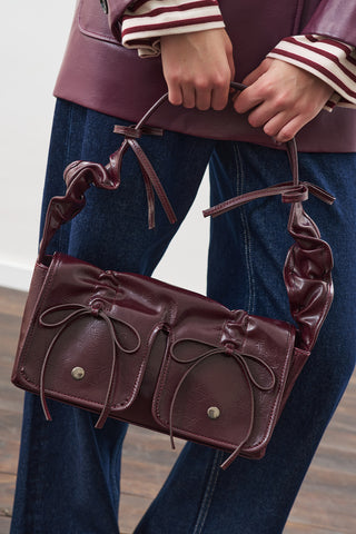 Ruby Pocket Bag Burgundy
