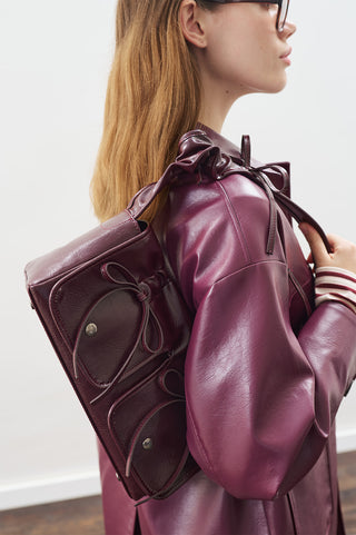 Ruby Pocket Bag Burgundy