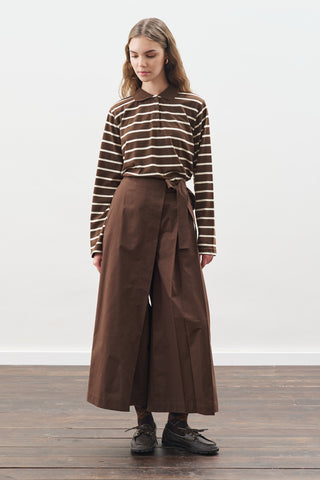 Skirt Style Pants Brown