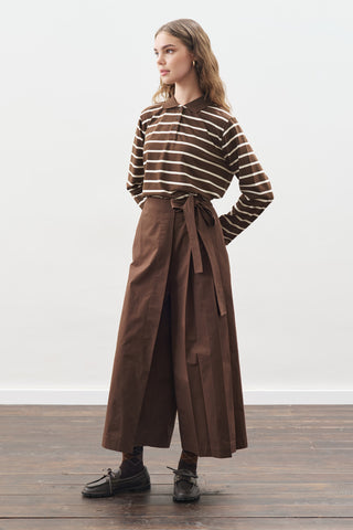 Skirt Style Pants Brown