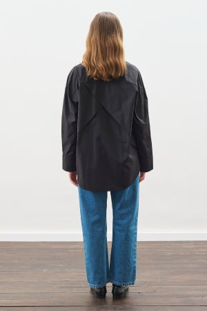 Oversized Statement Shirt Black
