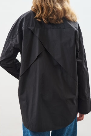 Oversized Statement Shirt Black