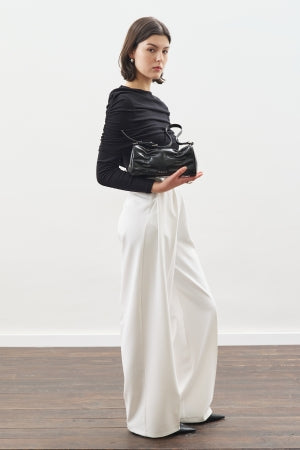 Ruched Detail Blouse Black