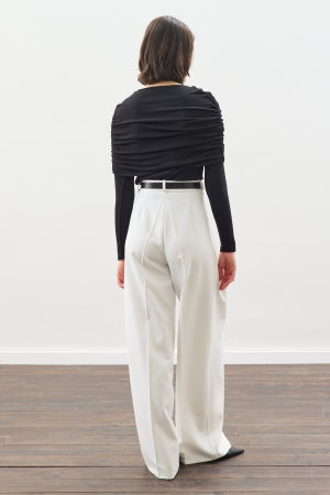 Ruched Detail Blouse Black