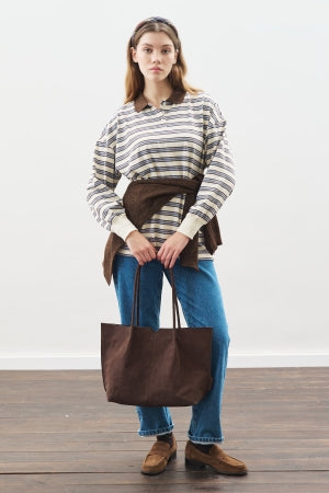 Oversized Polo T-Shirt Blue