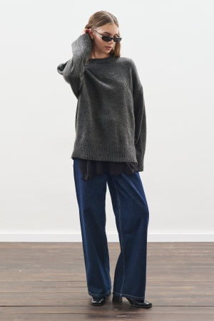 Lace Trim Cami Top Black