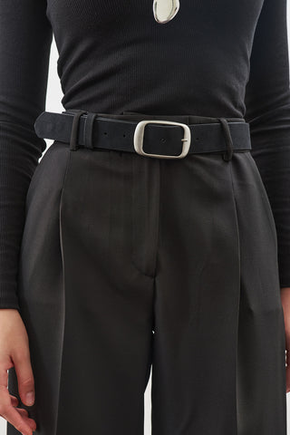 Maxi Buckle Belt Black