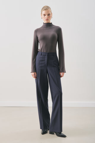 UZUN PAÇA STRAIGHT PANTOLON LACİVERT