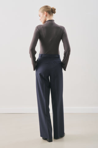 UZUN PAÇA STRAIGHT PANTOLON LACİVERT