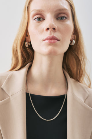 Jun Single-Button Blazer Beige