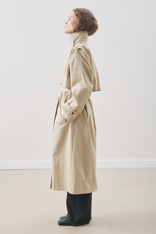 Zurich Oversized Trench Coat Sand