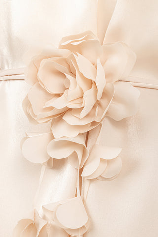 Floral Cluster Belt Pearl