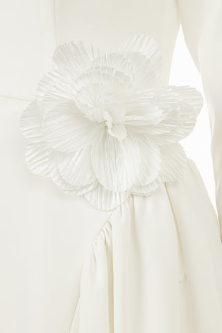 Lora Floral Brooch Ecru