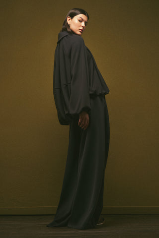 Soft Modal Belted Jacket Anthracite