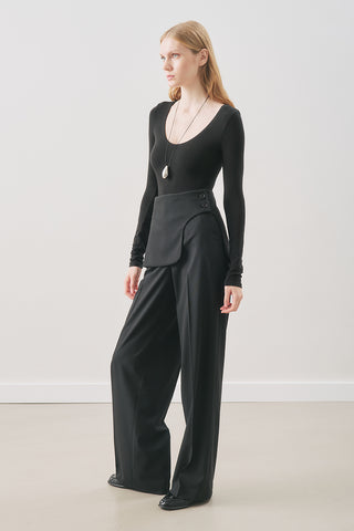 Classic Tailored Trousers Black