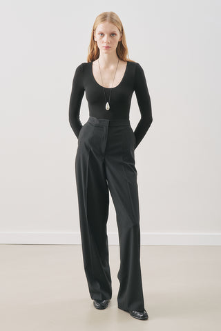 Classic Tailored Trousers Black