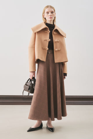 Isabel Short Wool Jacket Light Brown