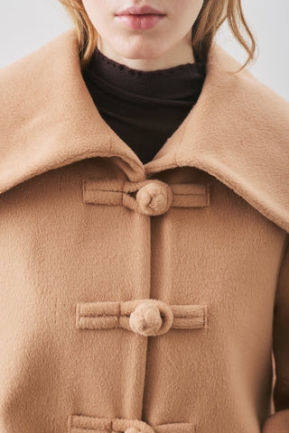 Isabel Short Wool Jacket Light Brown