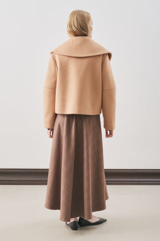 Isabel Short Wool Jacket Light Brown