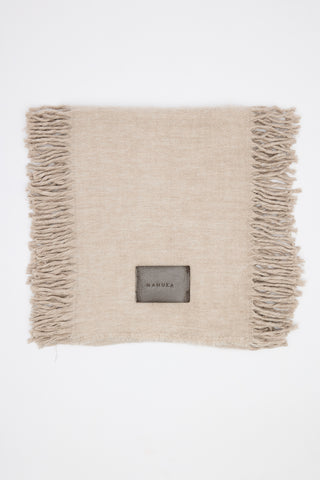 Fringed Scarf Beige