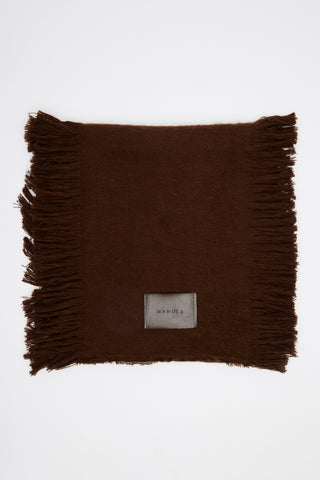 Fringed Scarf Brown