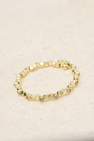 Mini Stone Bracelet Gold