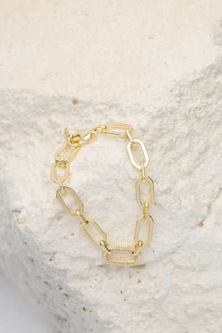 Monara Zircon Chain Bracelet Standard
