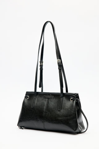 Stripe-Detail Bag Black