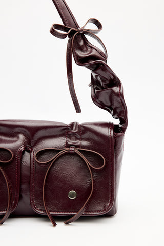Ruby Pocket Bag Burgundy