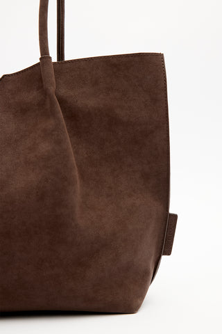 Suede Momo Bag Dark Brown
