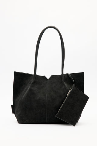 Suede Momo Bag Black