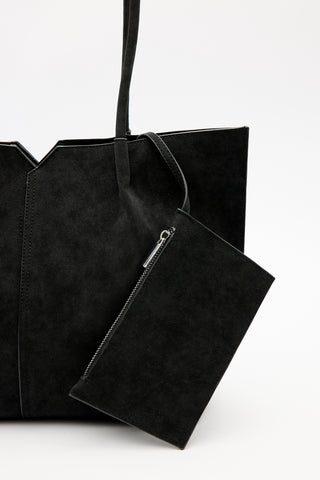 Suede Momo Bag Black