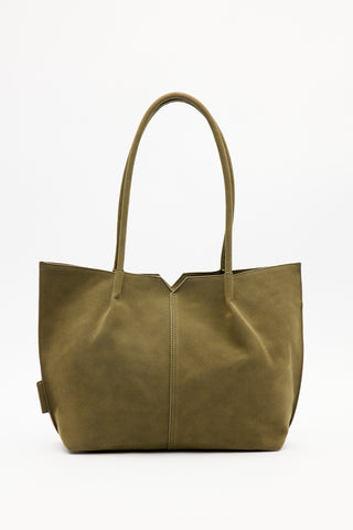 Suede Momo Bag Green