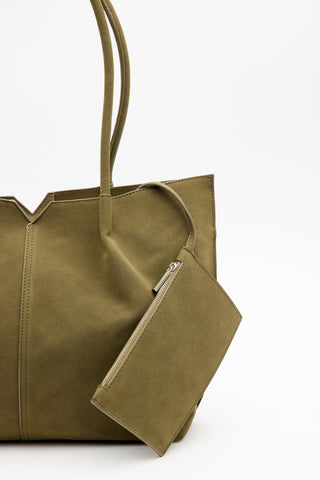 Suede Momo Bag Green